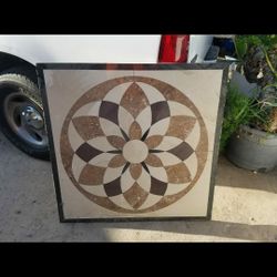$250. Medallon de cerámica 3×3 para piso