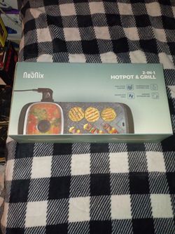 "NeoNix" 2-in-1 Hotpot & Grill..(Brand new)