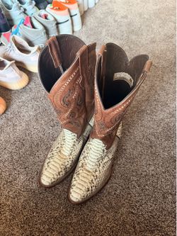 Snake Skin Boots