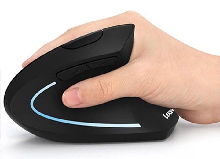 Ergonomic Mouse, Vertical Wireless Mouse - Rechargeable 2.4GHz Optical Vertical Mice