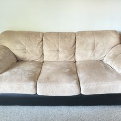 Modern Microfiber & Faux Leather Sofa Set – Comfortable & Stylish