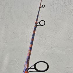 Custom Marbled Fishing Rod