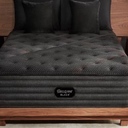 King Size Mattress Beautyrest Black C-Class  – 12” Thick Extra Firm • Factory-Sealed • Same-Day Delivery