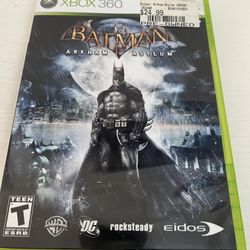 Xbox 360 Game Batman Arkham Asylum 