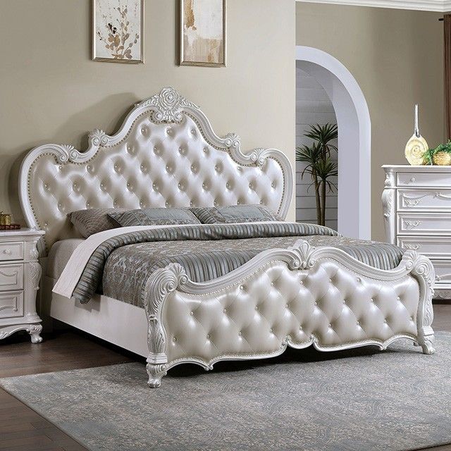Brand New White 4pc Queen Bedroom Set (Available In Eastern King)