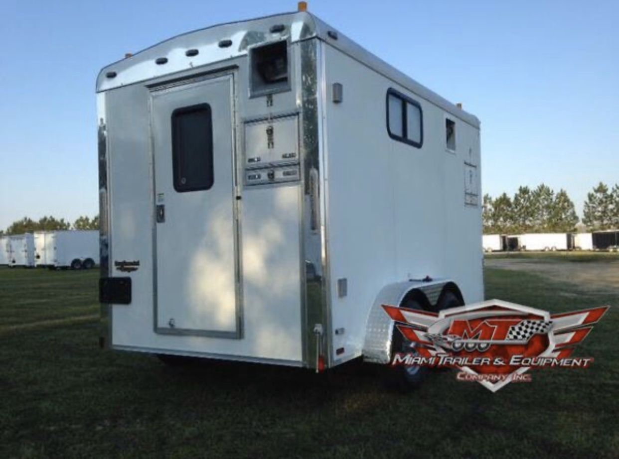 Fiber Optic Trailer 7 x 12 / Enclosed Trailer/ Tandem Axle