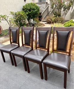 Chairs mahogany finish