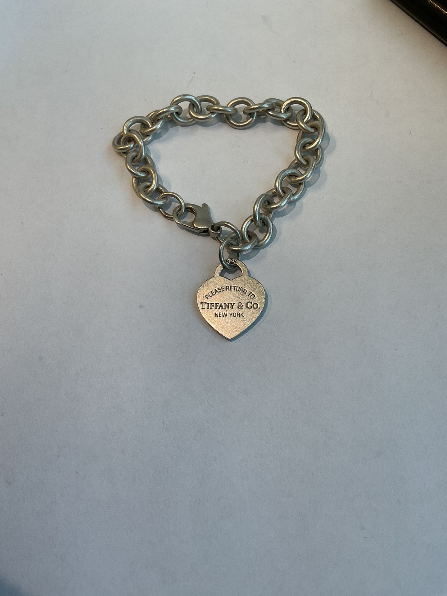 Tiffany & Co. Return To Tiffany Heart Shape Tag Link Bracelet.