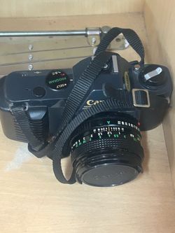 Vintage Canon T50 35mm SLR camera