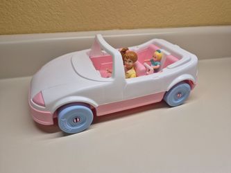 Playskool Convertible Car (Model #1593) Vintage 1992 Victorian / Loving Family dollhouse collection