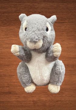 AURORA ECO NATION SQUIRREL STUFFED ANIMAL. EMBROIDERED https://offerup.com/redirect/?o=RVlFUy5FQ08= FRIENDLY. 8”