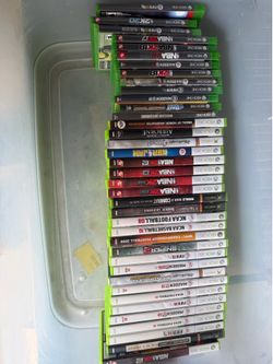 Xbox 360 and Xbox one games…