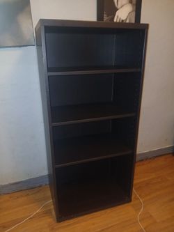 Espresso  solid book shelf