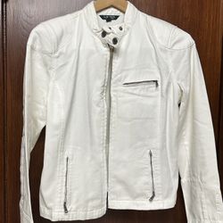 Lauren Ralph Lauren white Denim short jacket womans size XL