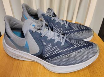 Mens Nike Zoom Winflo 6 Obsidian Mist Blue Athletic Running Sneakers Size 13