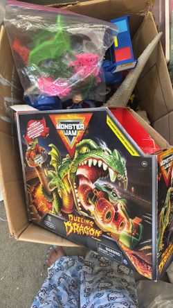 Box full of toys