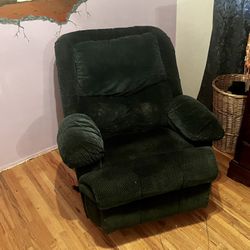 Forest green Manuel Recliner 