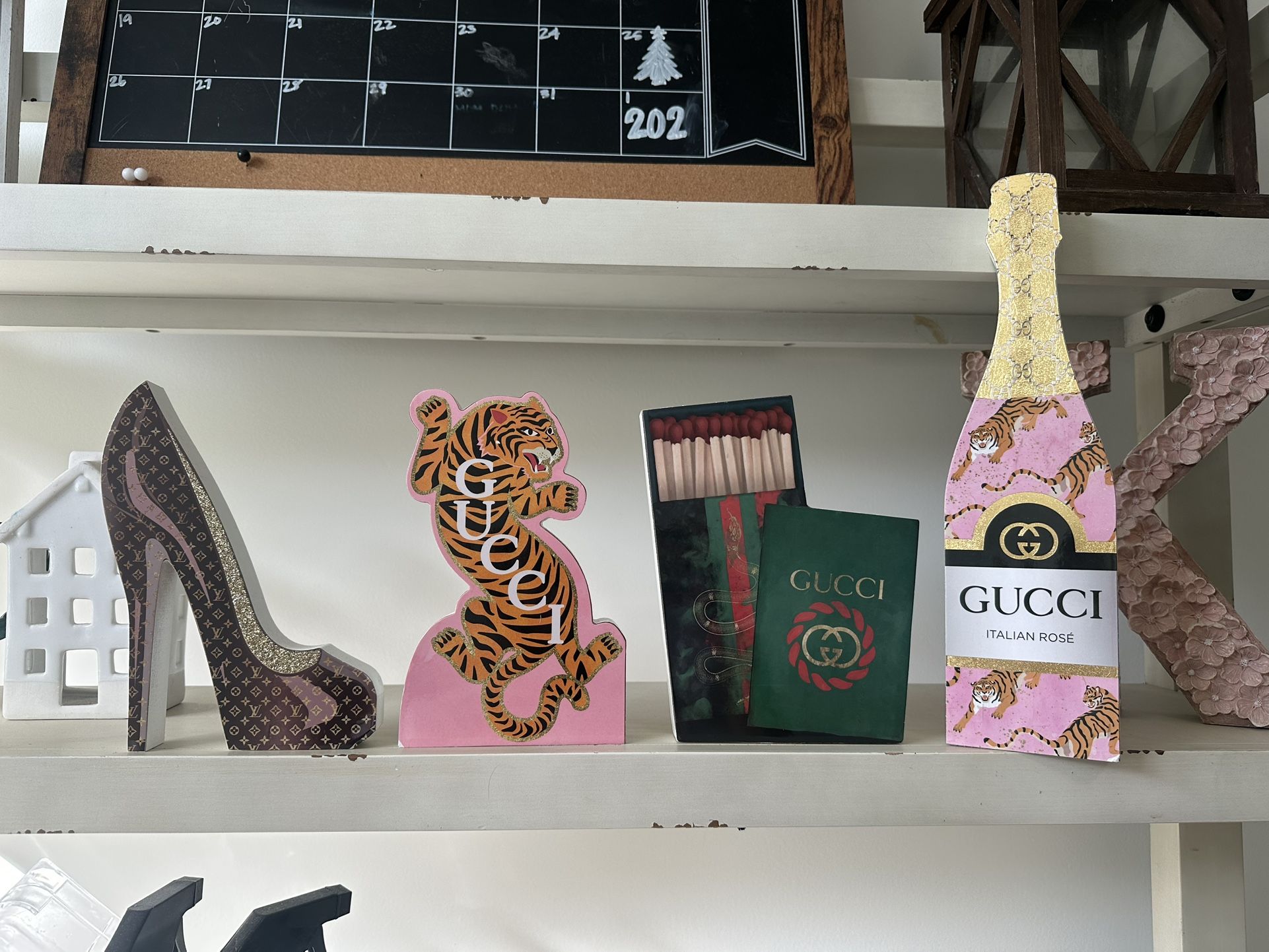 Fashion-Inspired Desk & Shelf Decor – Set of 4 Boujee Pieces