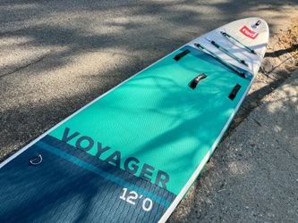 Red Paddle Co Voyager 12' Inflatable SUP — Used Once + Paddle & Accessories $575 OBO