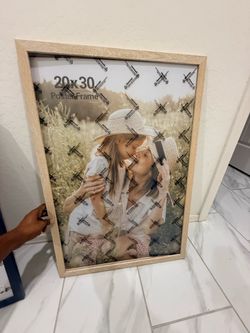 20x30 Poster Frame Natural Wood Finish