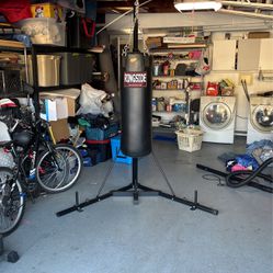 Punching Bag with Adjustable Stand