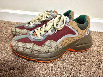 Gucci Rhyton GG Supreme Chunky Sneakers Men’s Size 9