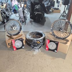 DNA Wire Wheel Complete Set Up For Softails
