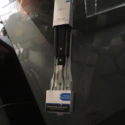 New Stainless Grilling Set.  Bbq 