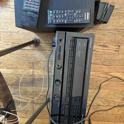 Kenwood Receiver With Sony Surround Sound 