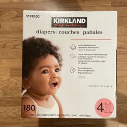 Size 4 Diapers (Kirkland)