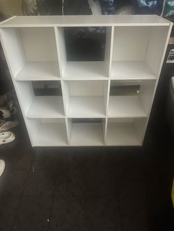 Free 6 cube storage organizer white