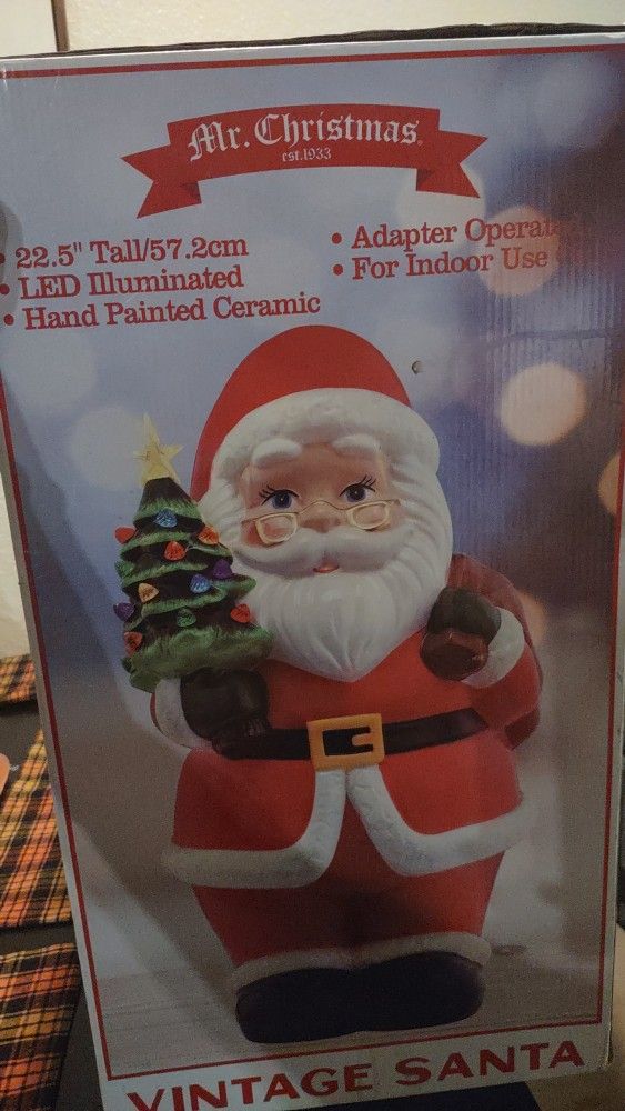 Mr Christmas Vintage Santa Claus Decor Collectible
