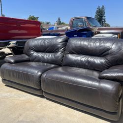 Free Leather Reclining Couch