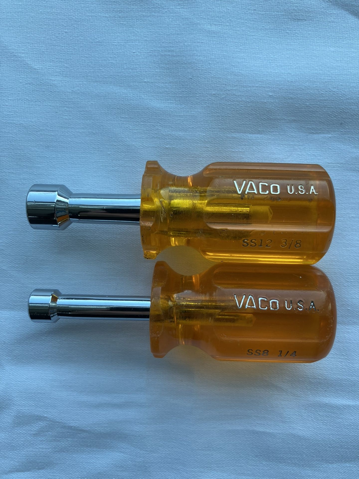 Vaco USA SS12 3/8”and 1/4” Stubby Hollow Haft Nitdriver New