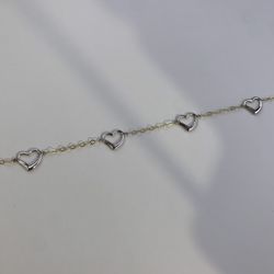 14k White Gold Bracelet