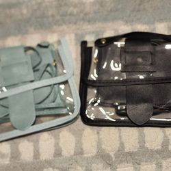 Mini Clear Purse/Bags Have a concealed Pouch inside as well NEW