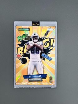 1/1 Dez Bryant Wild Card Alumination Comix Trading Card
