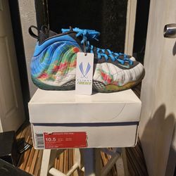 Foamposite One Wheather man great cond. OG all size 10.5 $175