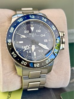 BALL Engineer Hydrocarbon AeroGMT II Blue | Black Dial REF# DG2018C-S4C-BK