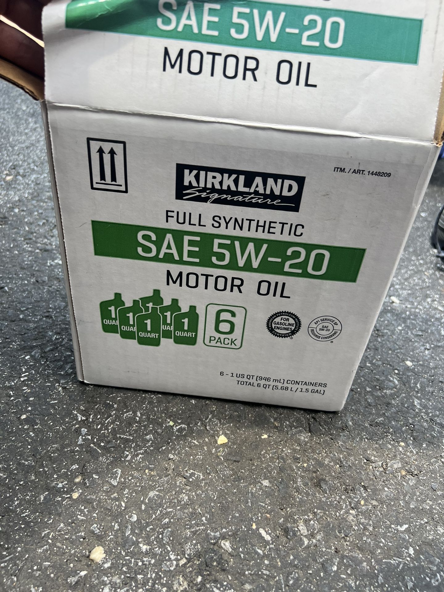 SAE 5W-20 Synthetic Motor Oil 5 Quarts