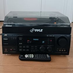 JVC Stereo Receiver with Turntable 