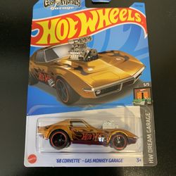 Hot Wheels 68 Corvette -Gas Monkey Garage Super Treasure Hunt
