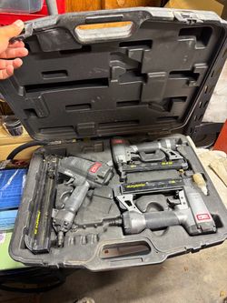 SENCO pneumatic nailer/stapler set