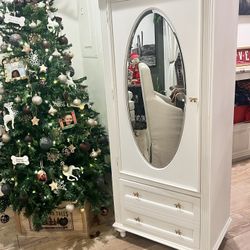 Antique Cream Armoire — Final Reveal 🎀✨