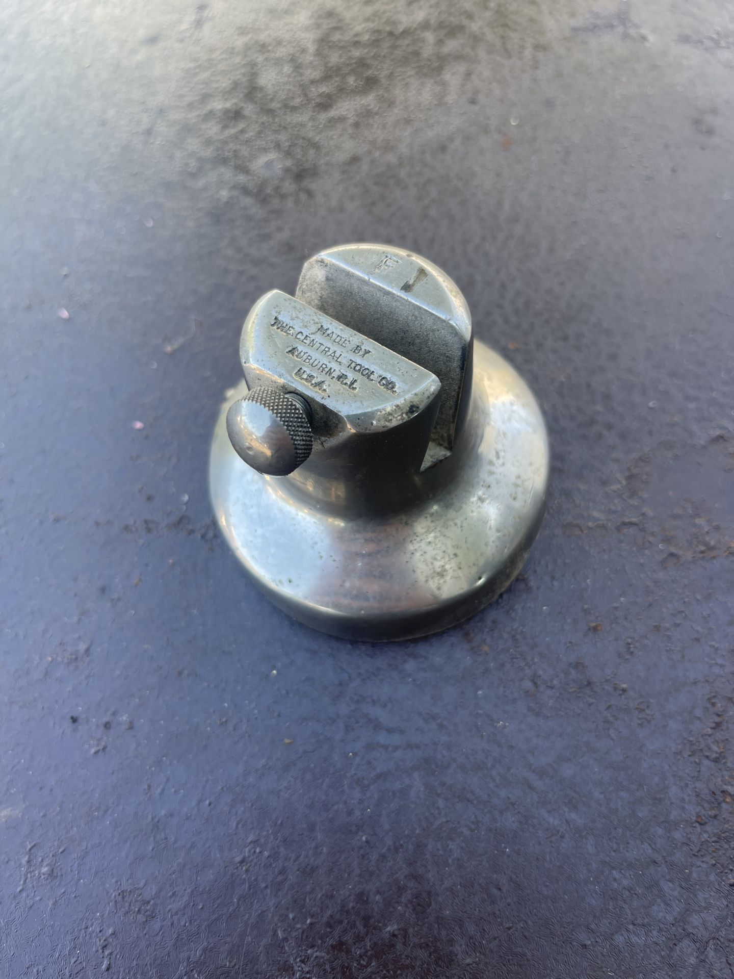 Vintage machinist micrometer holder