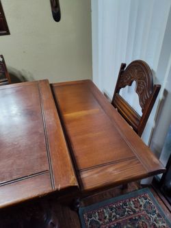 Vintage 1940s Jacobean Dining Table