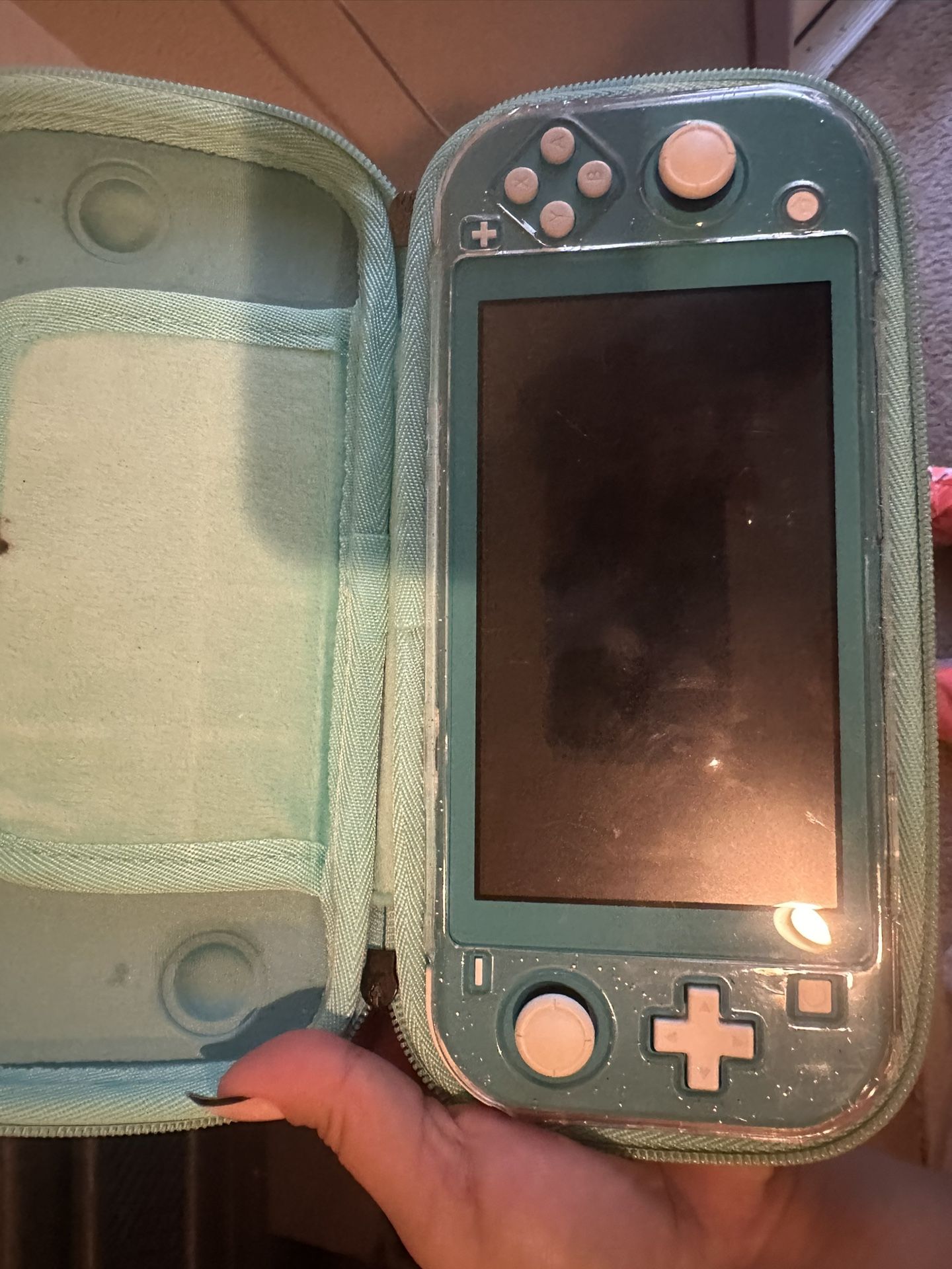 Nintendo Switch Lite Blue And Animal Crossing