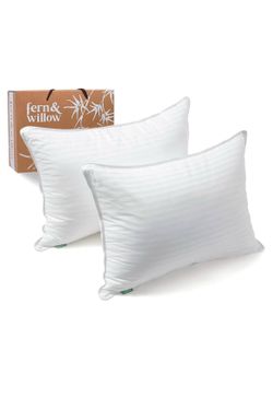 2 pc fern and willow pillows new in box