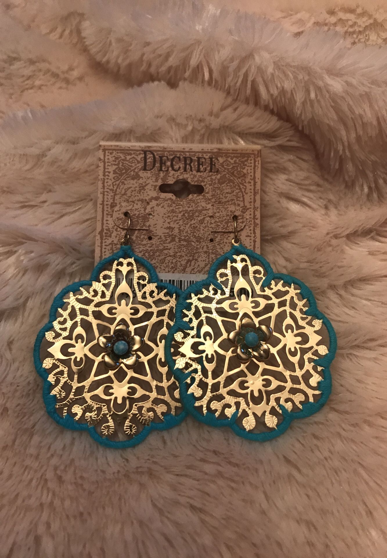 New Decree brand earrings