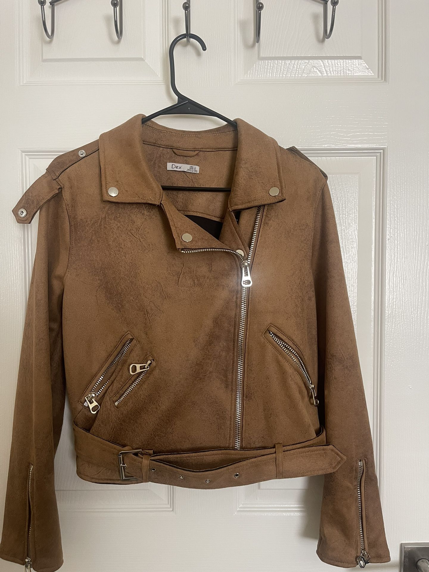 DEX Faux Leather Motorcycle Jacket